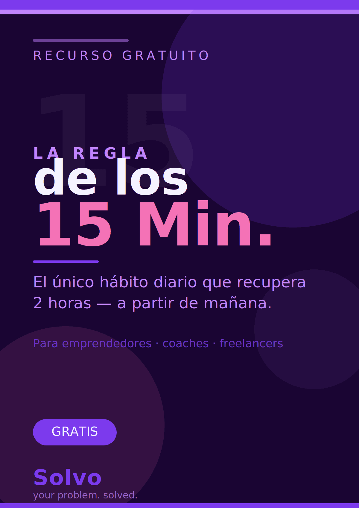 La Regla de los 15 Minutos